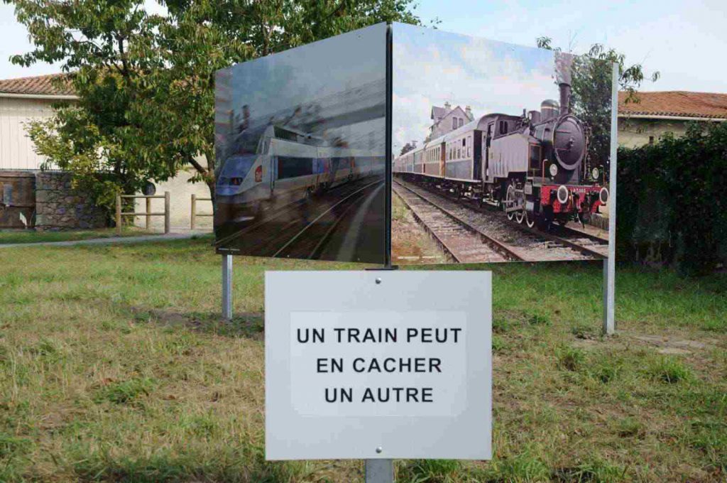 Fred Guinefoleau un train peut en cacher un autre